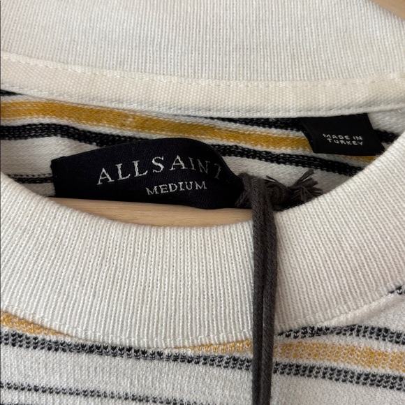 AllSaints Stanton SS Crew — Custom Cropped Fit (Women’s M equivalent) - Picture 4 of 8